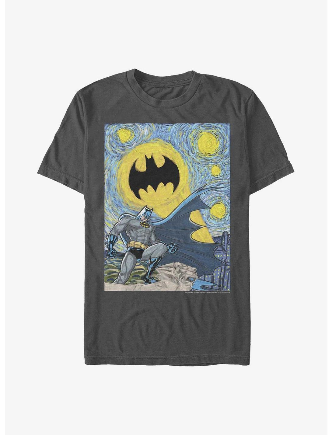 DC Comics Batman Starry Gotham T-Shirt, CHARCOAL, hi-res