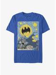 DC Comics Batman Starry Gotham T-Shirt, ROYAL, hi-res