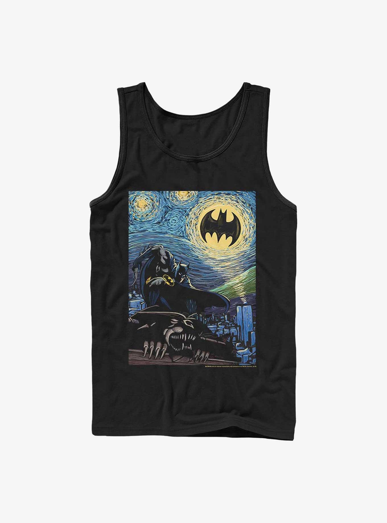 DC Comics Batman Starry Tank, BLACK, hi-res