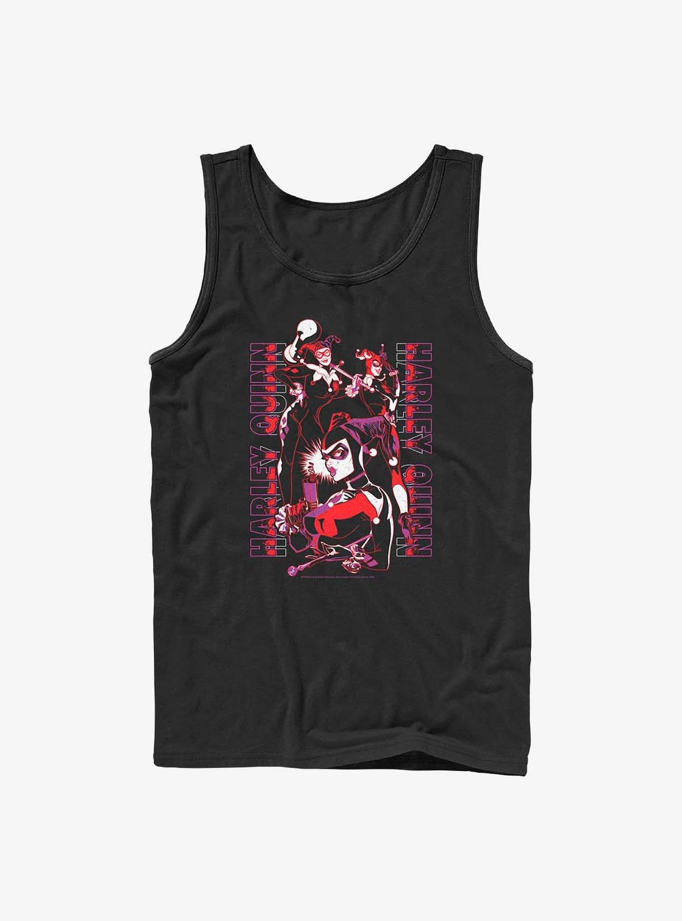 DC Comics Batman Harley Triple Threat Tank, BLACK, hi-res