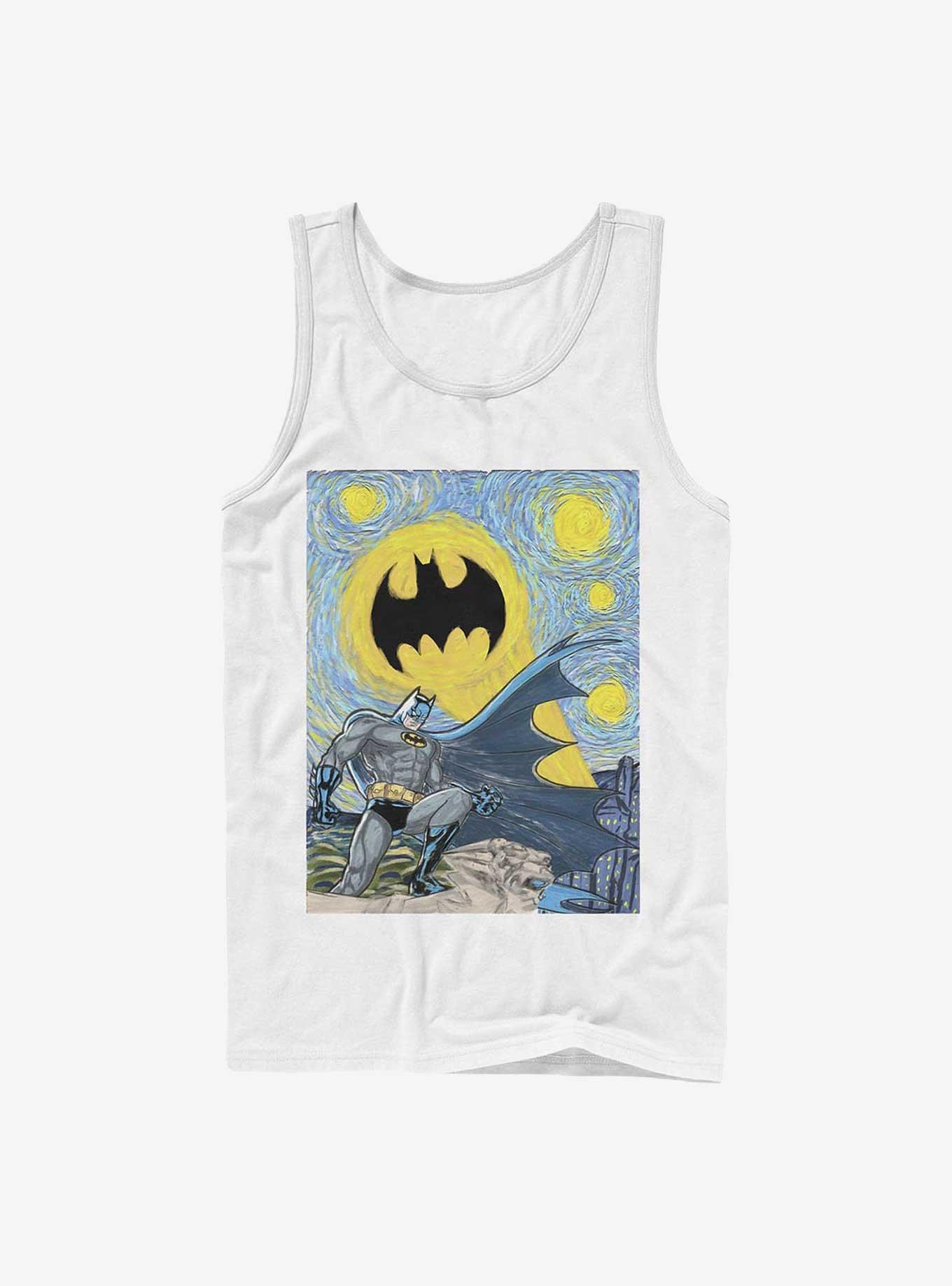 DC Comics Batman Starry Gotham Tank, WHITE, hi-res