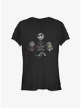 Disney The Nightmare Before Christmas Heads Up T-Shirt, BLACK, hi-res