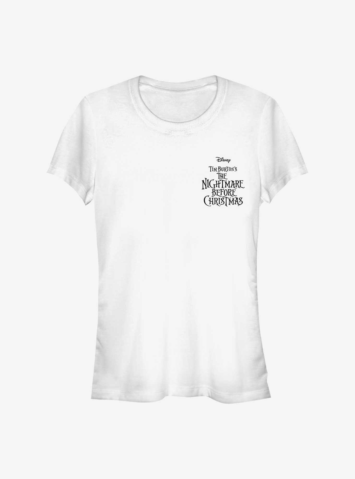 Disney The Nightmare Before Christmas Logo Pocket T-Shirt