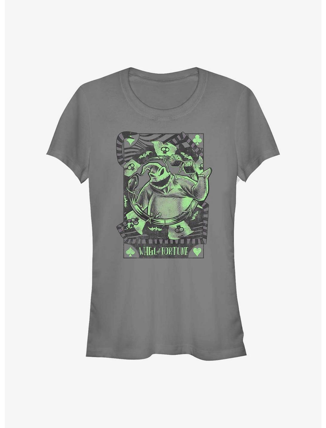 The Nightmare Before Christmas Oogie Boogie Wheel Of Fortune T-Shirt, CHARCOAL, hi-res