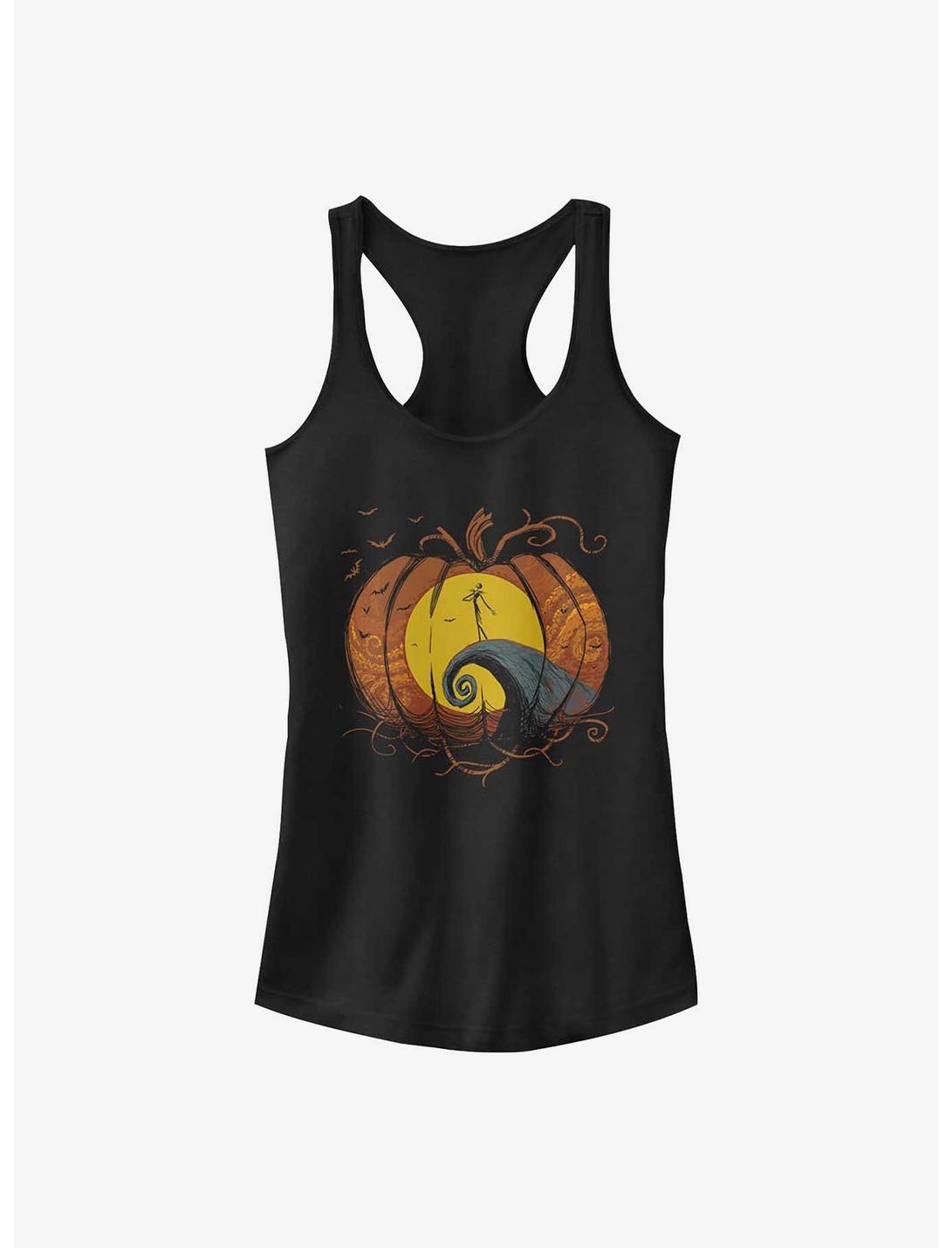 Disney The Nightmare Before Christmas Hypnotic Jack and Sally Tank, BLACK, hi-res