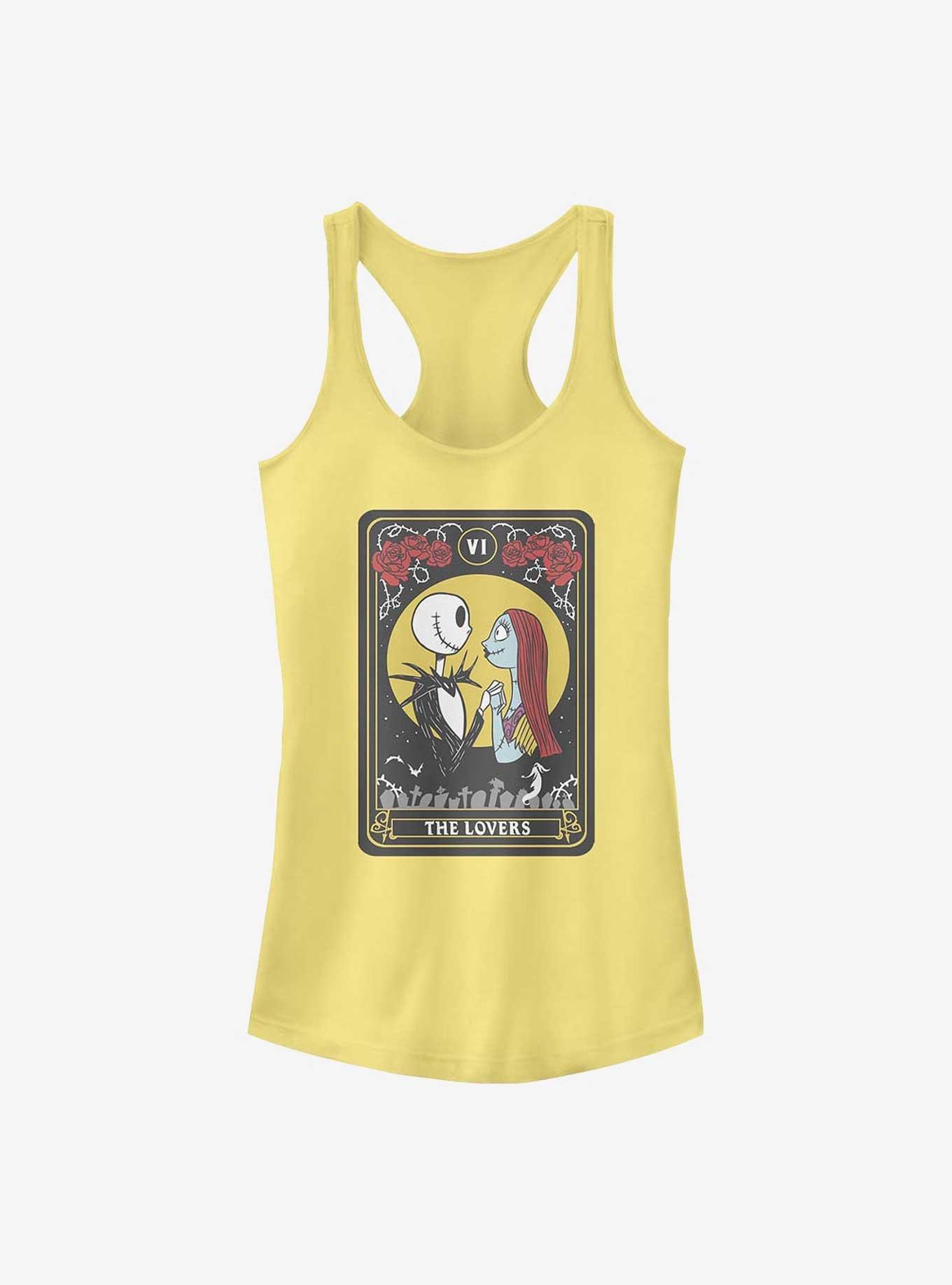 The Nightmare Before Christmas Jack & Sally The Lovers Tarot Tank Top