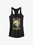 The Nightmare Before Christmas Jack & Sally The Lovers Tarot Tank Top, BLACK, hi-res