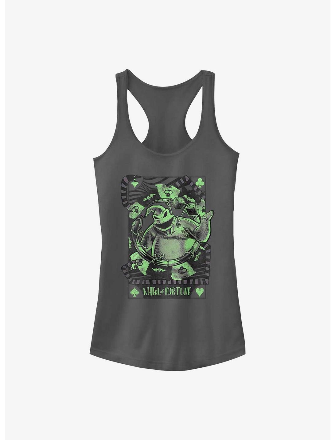 The Nightmare Before Christmas Oogie Boogie Wheel Of Fortune Tank Top, CHARCOAL, hi-res