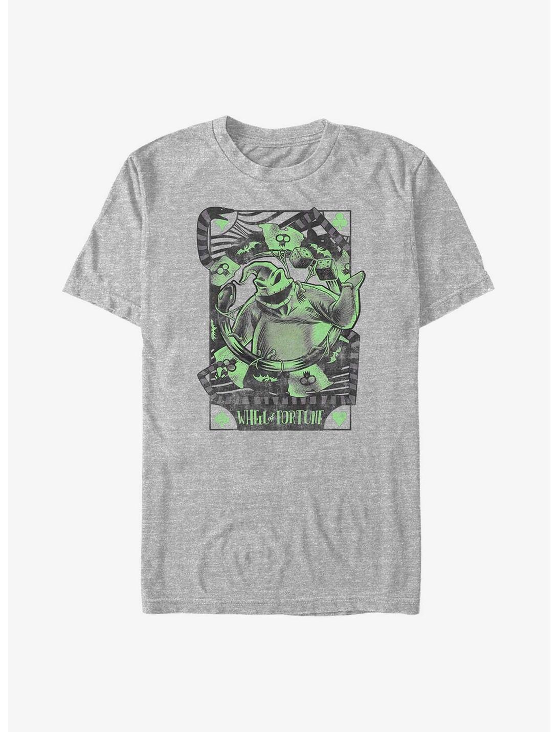 The Nightmare Before Christmas Oogie Boogie Wheel Of Fortune T-Shirt, ATH HTR, hi-res