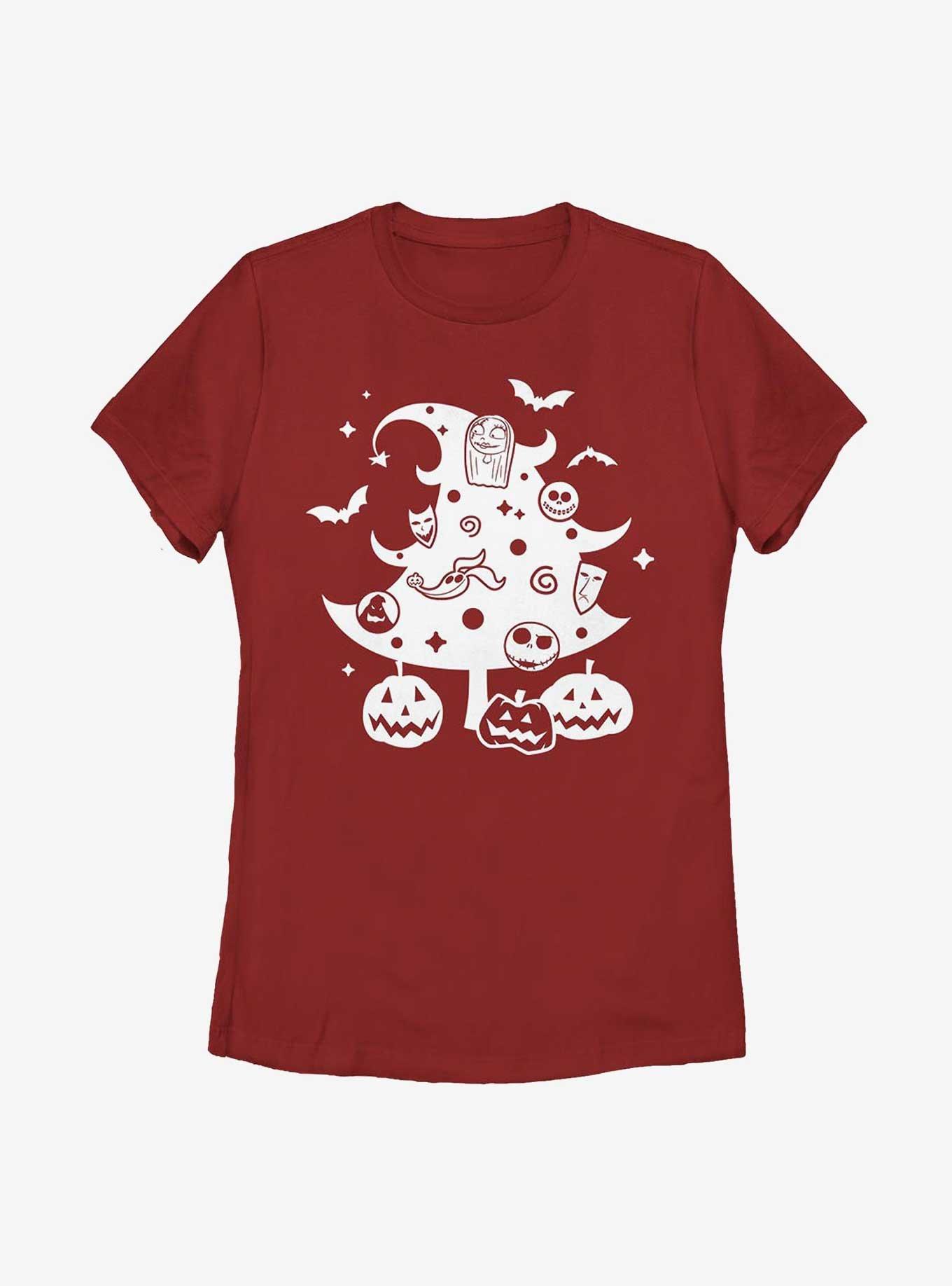 Disney The Nightmare Before Christmas Christmas Tree Womens T-Shirt, , hi-res