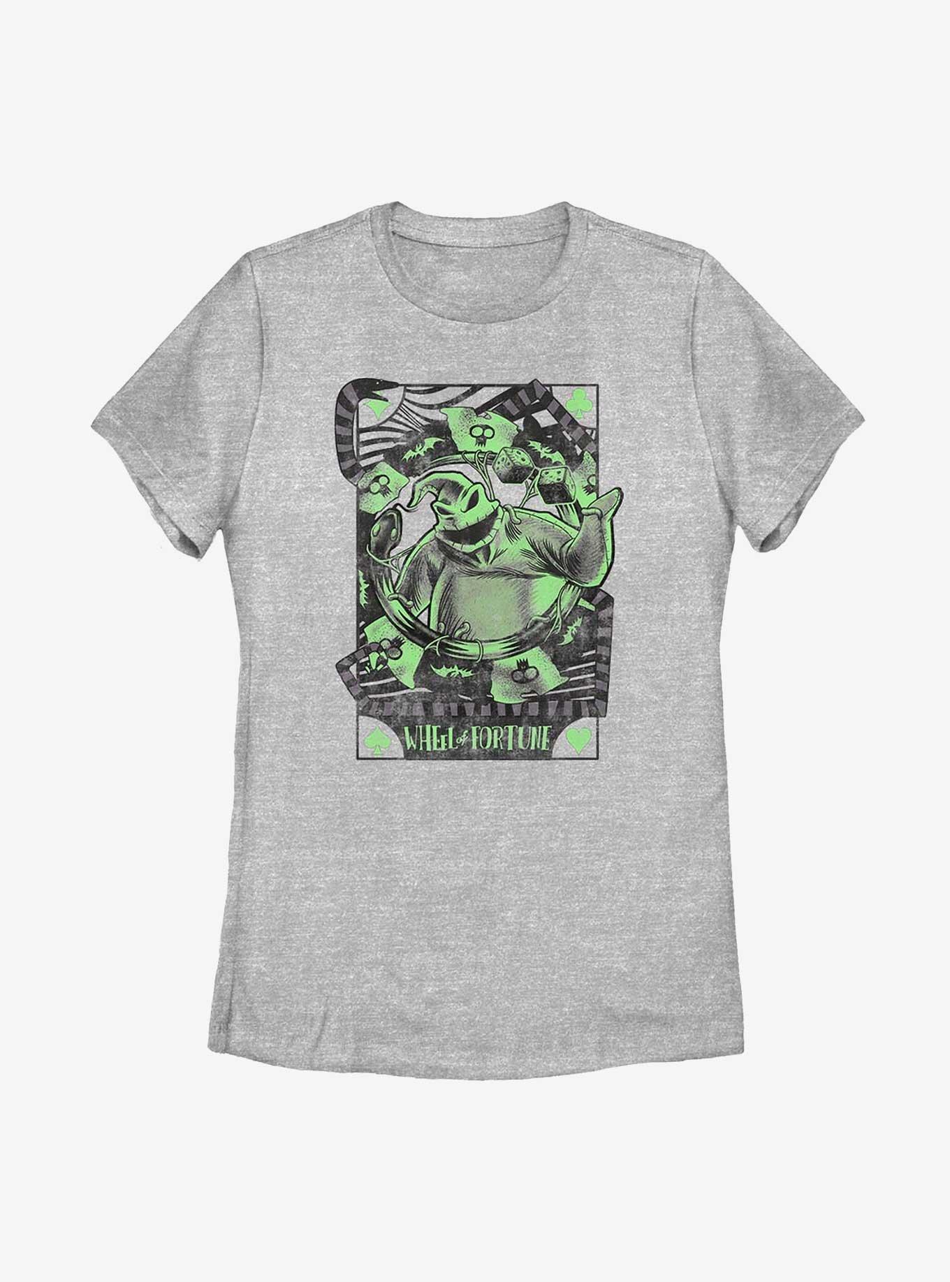 Disney The Nightmare Before Christmas Wheel Of Fortune Womens T-Shirt, ATH HTR, hi-res
