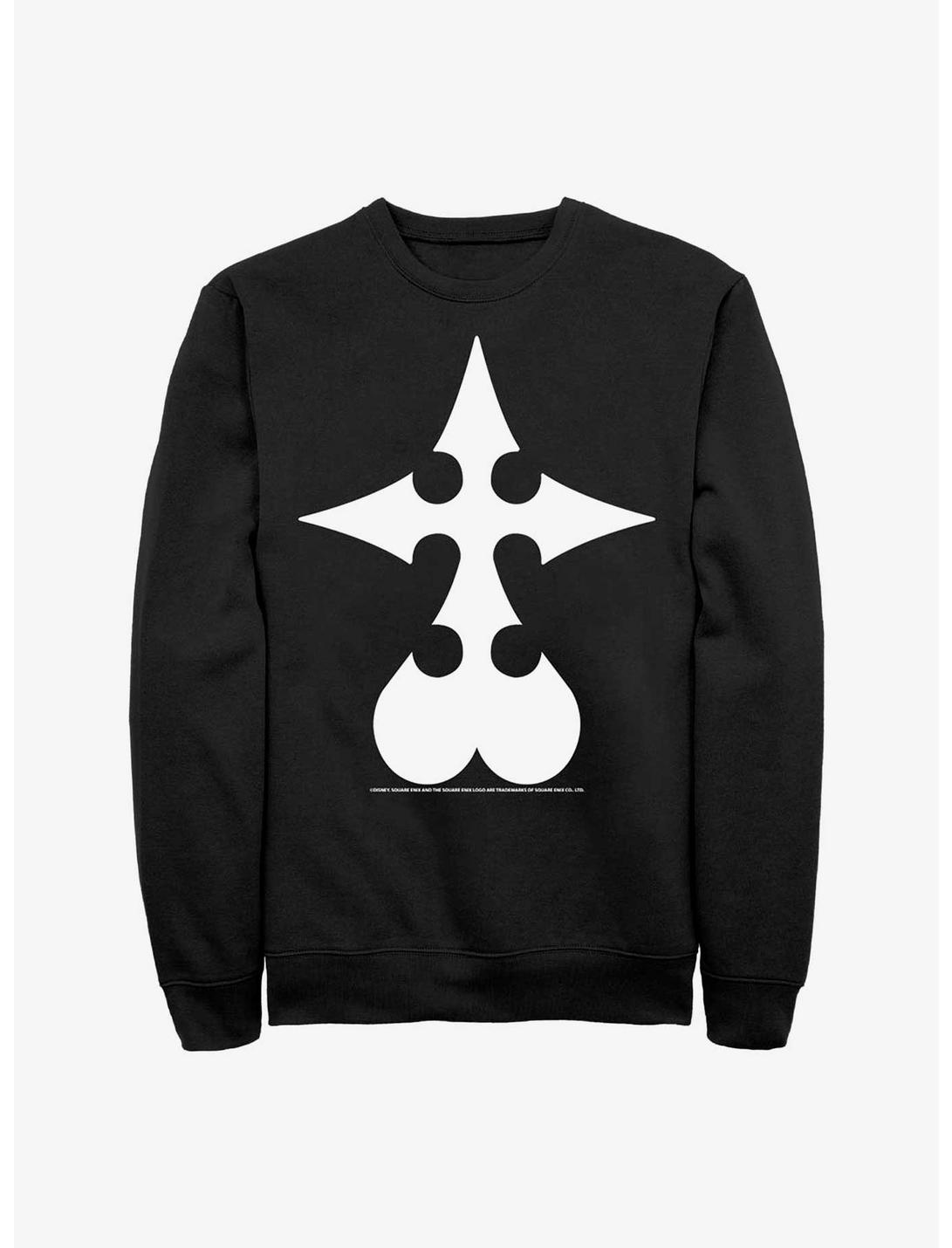 Disney Kingdom Hearts Nobody Symbol Sweatshirt, BLACK, hi-res