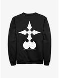 Disney Kingdom Hearts Nobody Symbol Sweatshirt, BLACK, hi-res