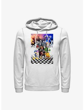 Disney Kingdom Hearts Checkered Group Hoodie, , hi-res