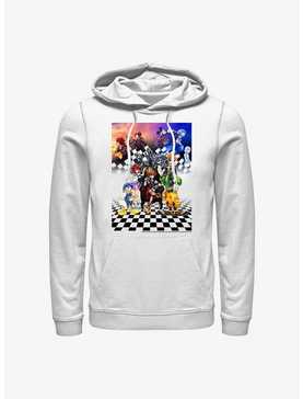Disney Kingdom Hearts Checkered Group Hoodie, , hi-res