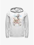 Disney Kingdom Hearts Group In The Clouds Hoodie, WHITE, hi-res
