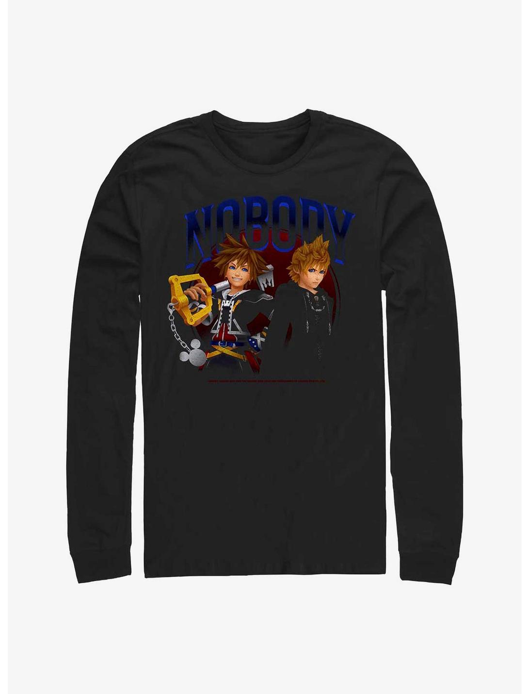 Disney Kingdom Hearts Nobody Circle Long-Sleeve T-Shirt, BLACK, hi-res