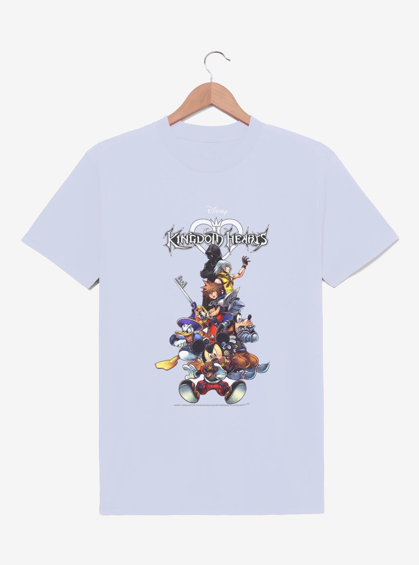 Disney Kingdom Hearts Group With Logo T-Shirt