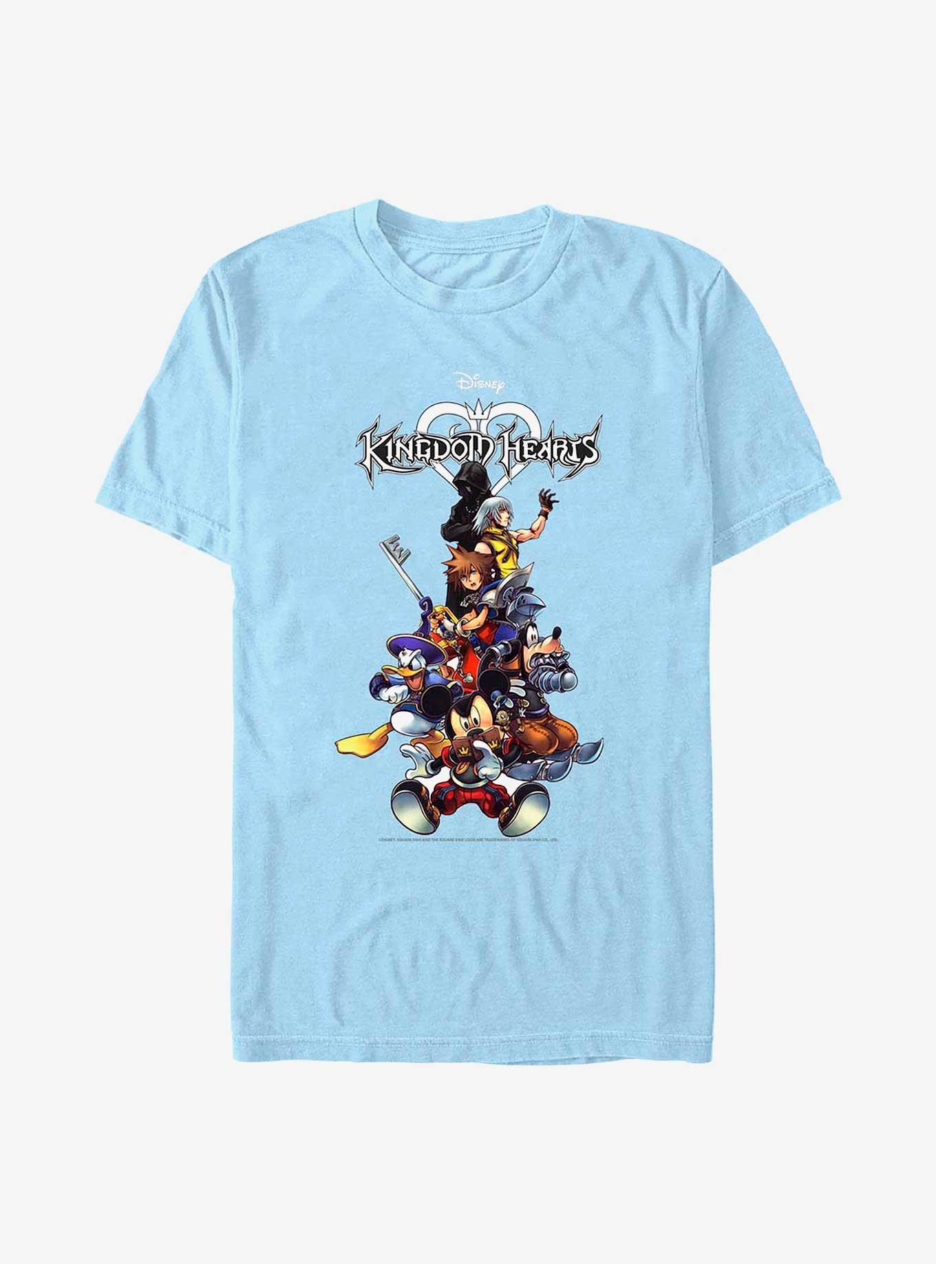 Disney Kingdom Hearts Group With Logo T-Shirt, , hi-res
