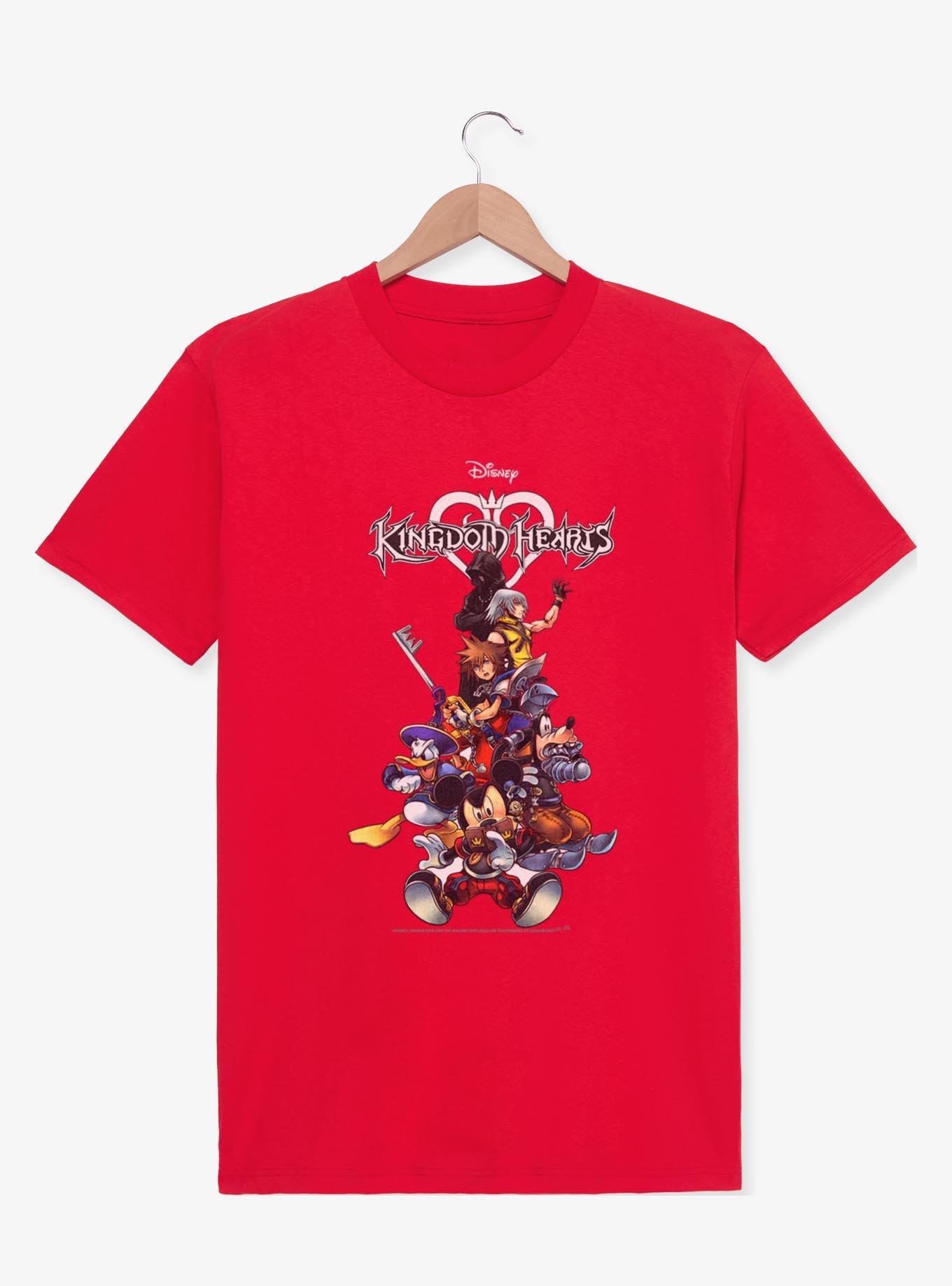 Disney Kingdom Hearts Group With Logo T-Shirt