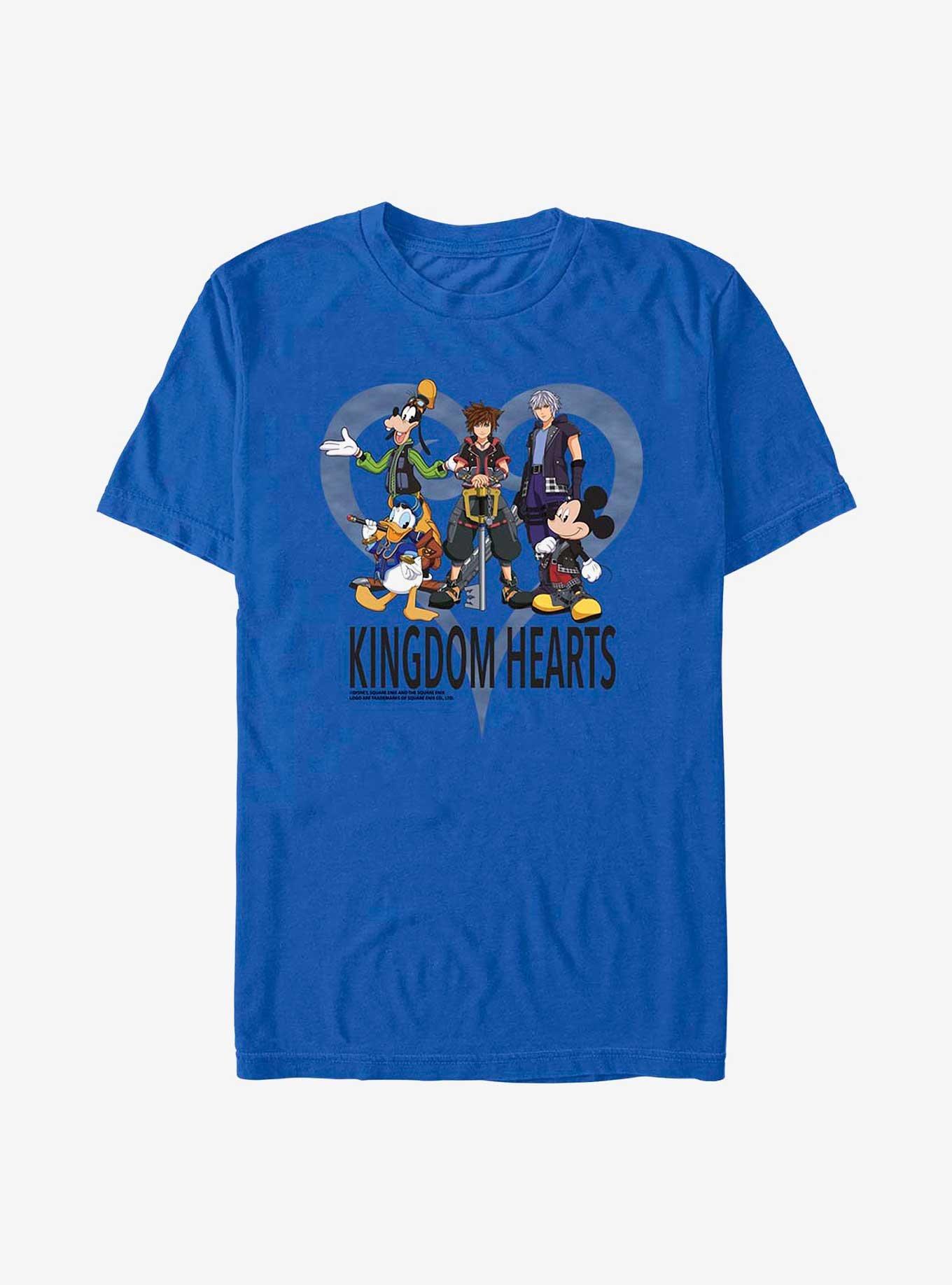 Disney Kingdom Hearts Heart Background T-Shirt, , hi-res