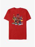 Disney Kingdom Hearts In Chair T-Shirt, RED, hi-res