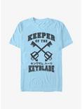 Disney Kingdom Hearts Keeper Of The Keyblade T-Shirt, LT BLUE, hi-res