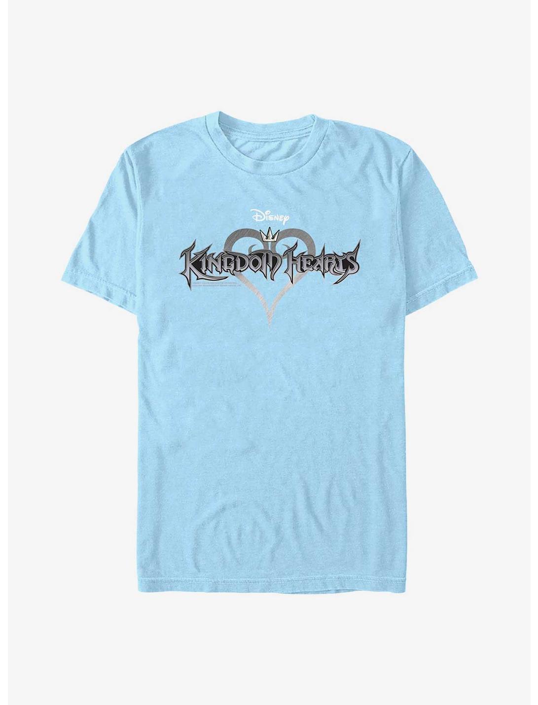 Disney Kingdom Hearts Logo T-Shirt, LT BLUE, hi-res