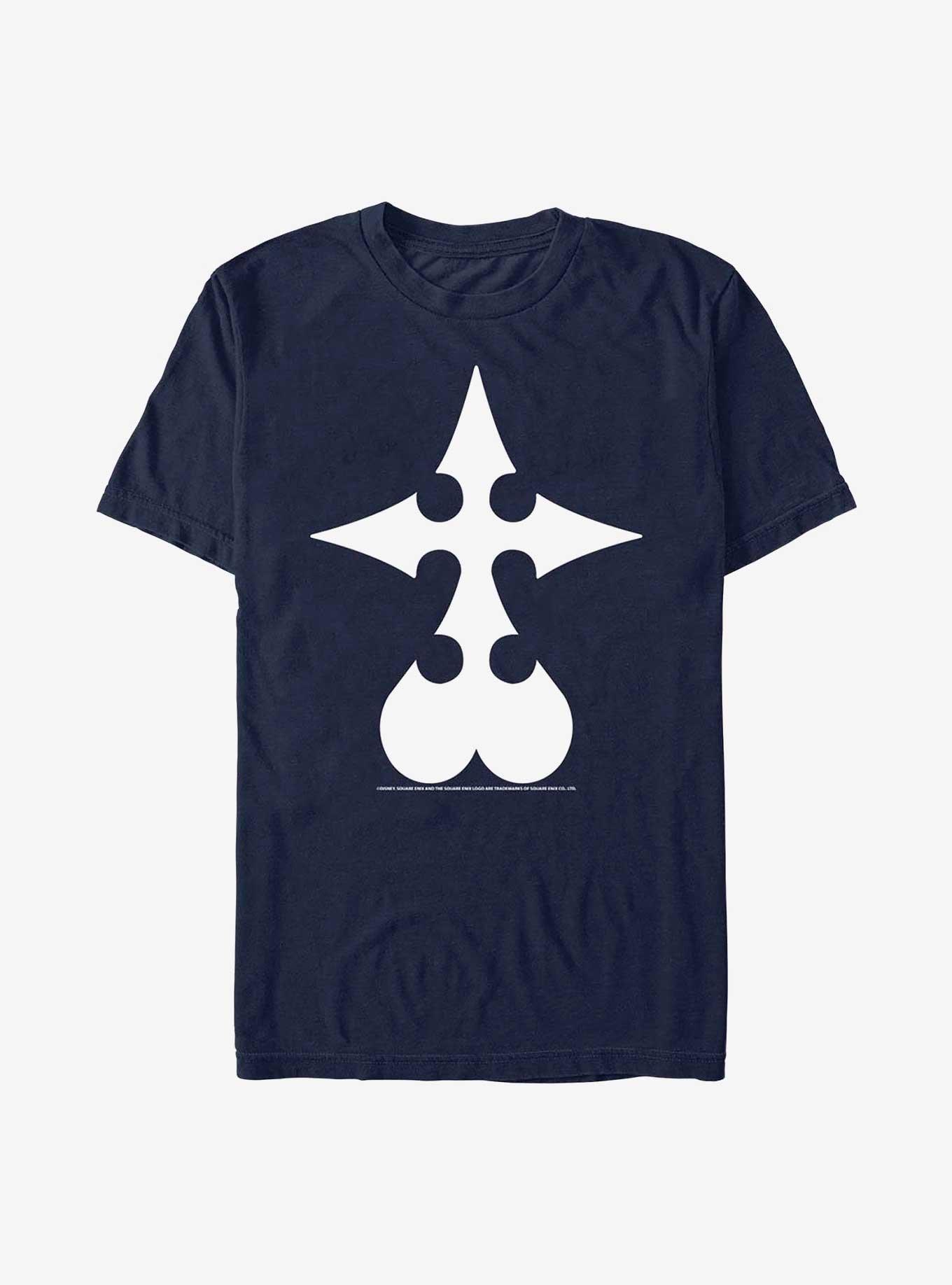Disney Kingdom Hearts Nobody Symbol T-Shirt, NAVY, hi-res