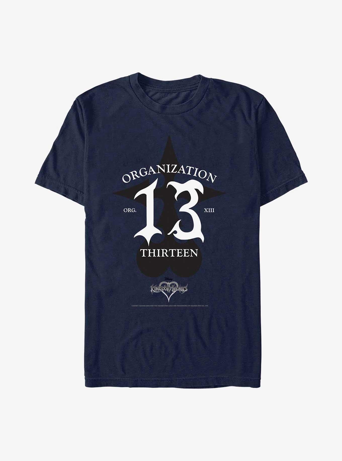 Disney Kingdom Hearts Organization Thirteen T-Shirt, NAVY, hi-res