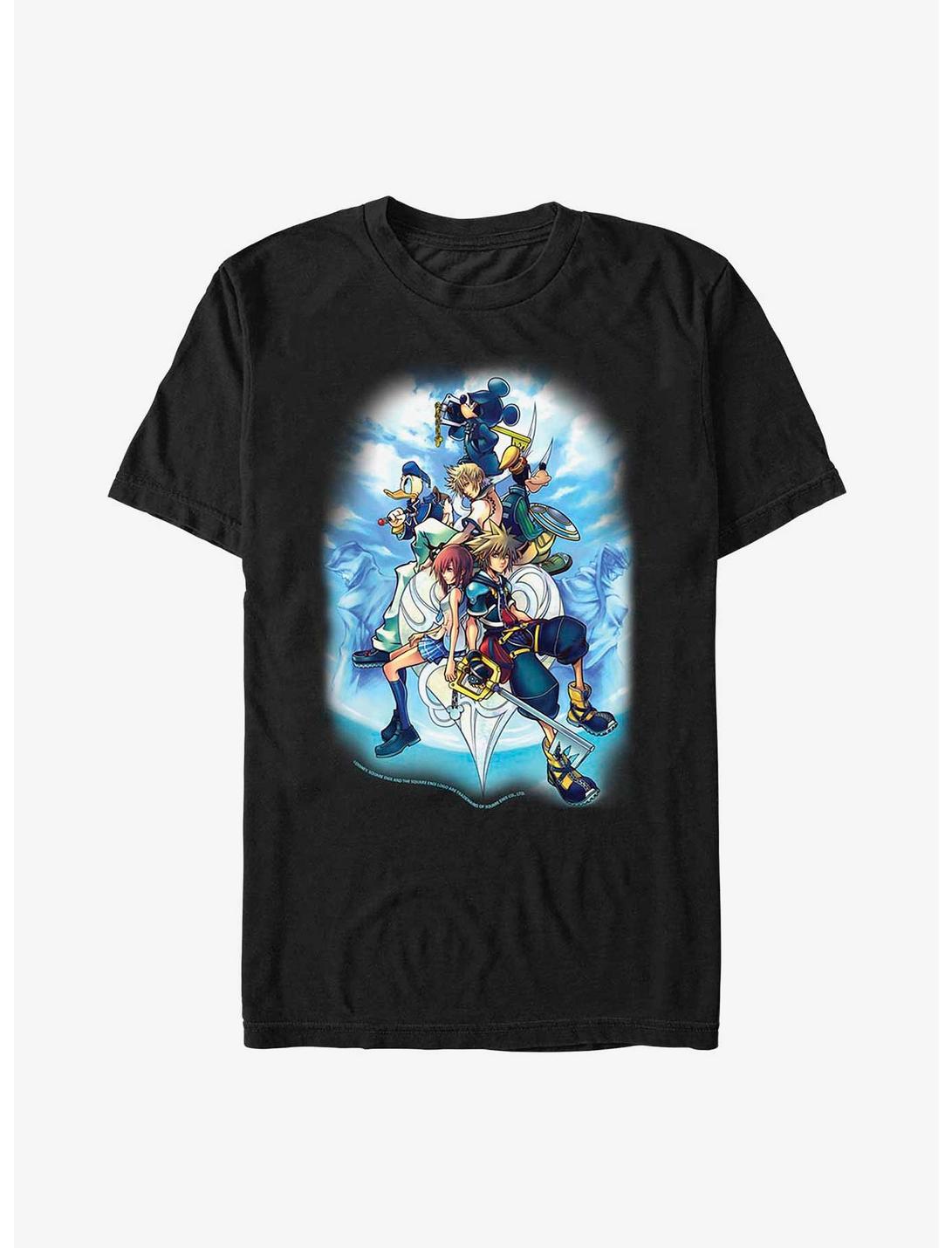 Disney Kingdom Hearts Sky Group T-Shirt, BLACK, hi-res