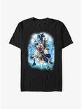 Disney Kingdom Hearts Sky Group T-Shirt, BLACK, hi-res