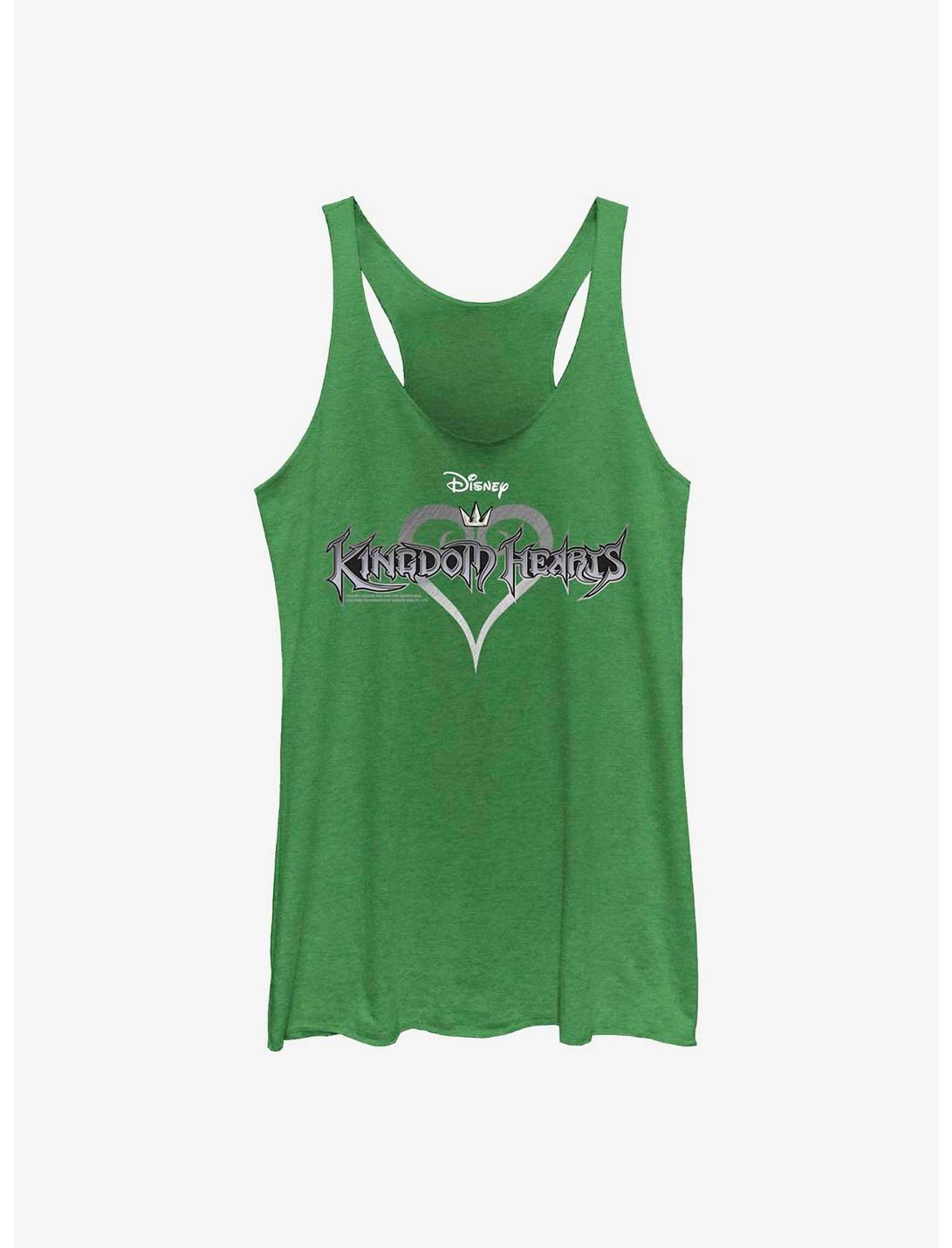 Disney Kingdom Hearts Logo Womens Tank Top, ENVY, hi-res