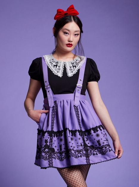 Her Universe Studio Ghibli Kiki's Delivery Service Purple Suspender Skirt |  Hot Topic