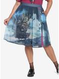 Her Universe Studio Ghibli Howl's Moving Castle Lace-Up Castle Skirt Plus Size, MULTI, hi-res