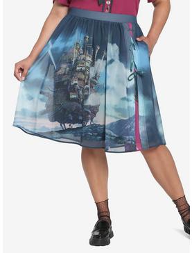 Her Universe Studio Ghibli Howl's Moving Castle Lace-Up Castle Skirt Plus Size, , hi-res