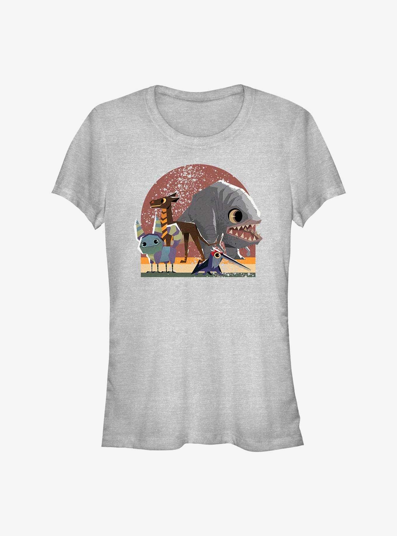 Star Wars: Galaxy Of Creatures Creature Group Girls T-Shirt, ATH HTR, hi-res