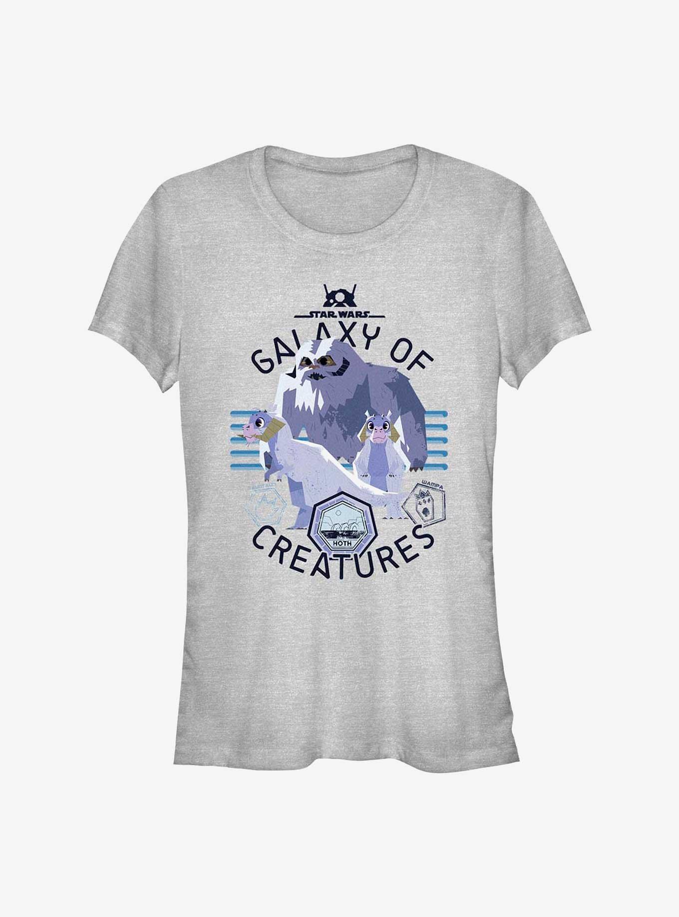 Star Wars: Galaxy Of Creatures Hoth Native Habits Girls T-Shirt, ATH HTR, hi-res