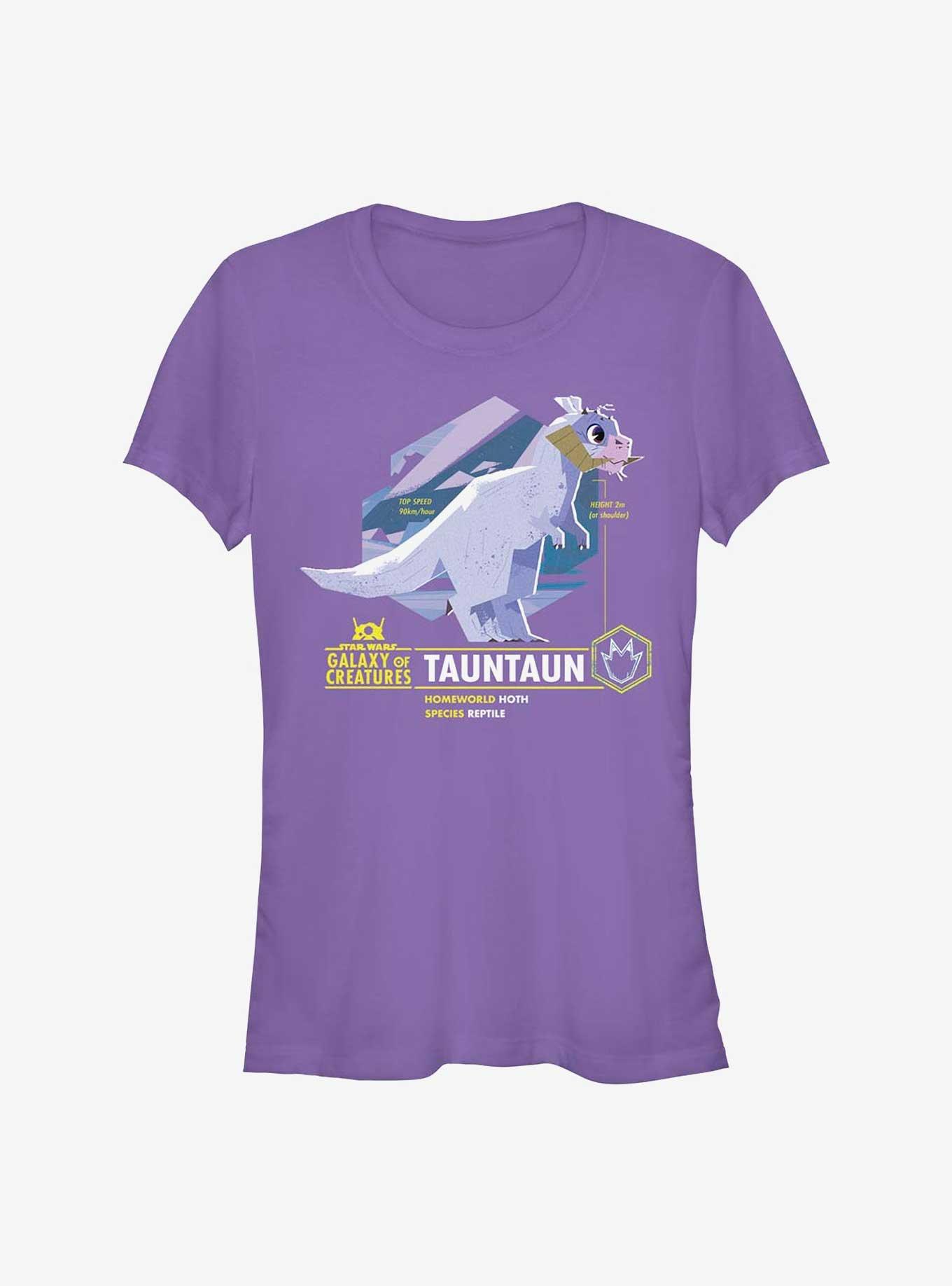 Star Wars: Galaxy Of Creatures Tauntaun Species Girls T-Shirt, PURPLE, hi-res