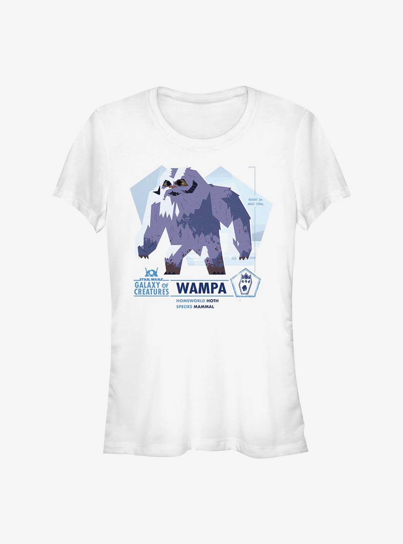 Star Wars: Galaxy Of Creatures Wampa Species Girls T-Shirt, WHITE, hi-res