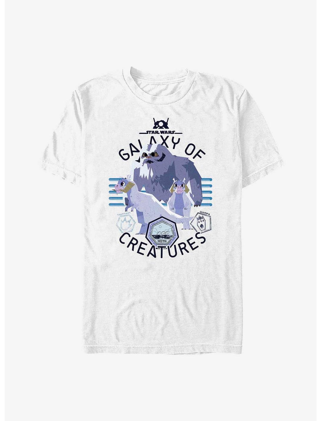 Star Wars: Galaxy Of Creatures Hoth Native Habits T-Shirt, WHITE, hi-res
