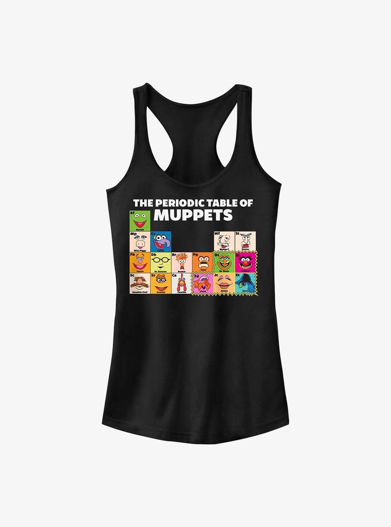 Disney The Muppets Periodic Table Of Muppets Girls Tank Top, BLACK, hi-res