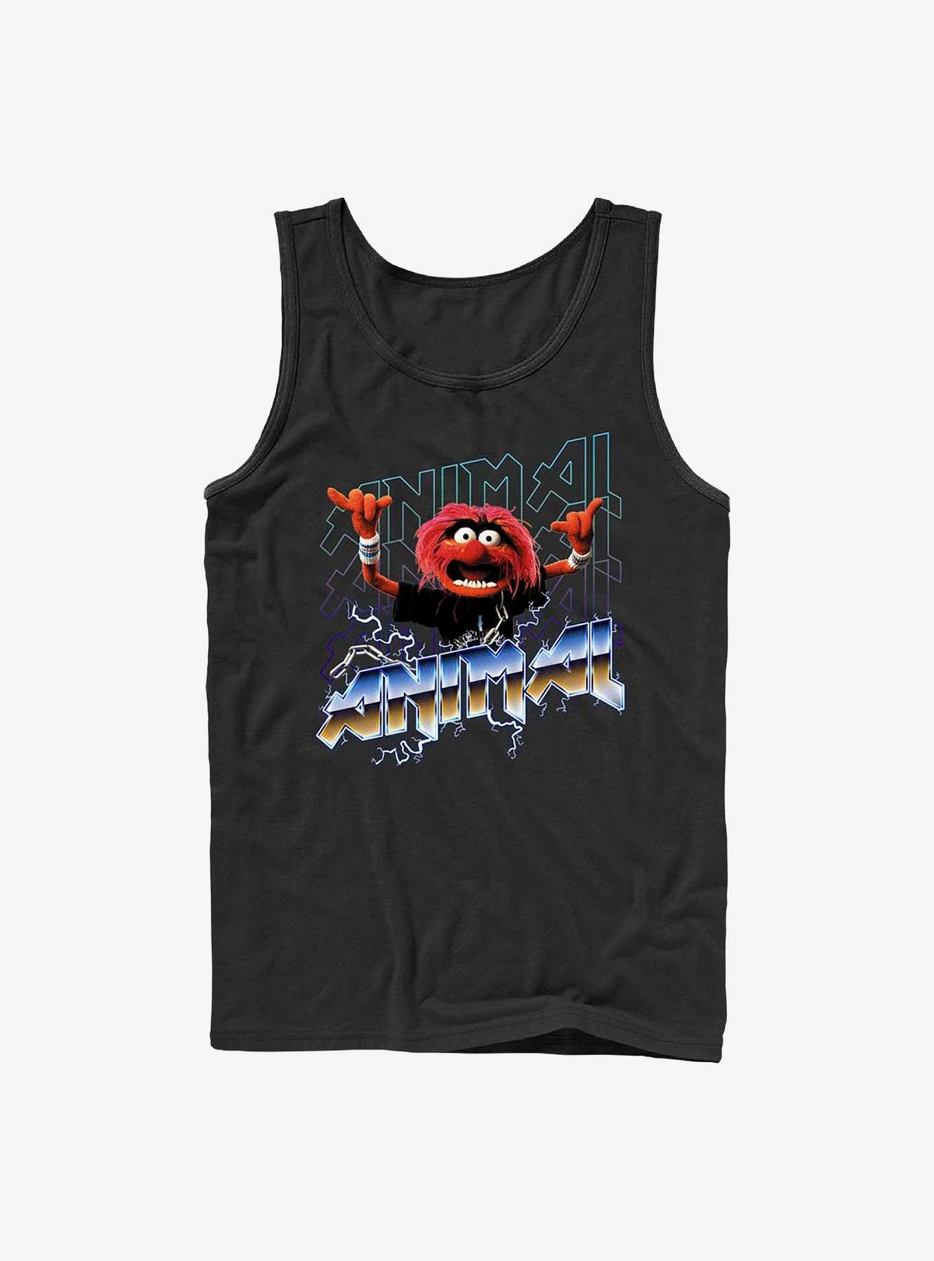 Disney The Muppets Animal Metal Tank, BLACK, hi-res