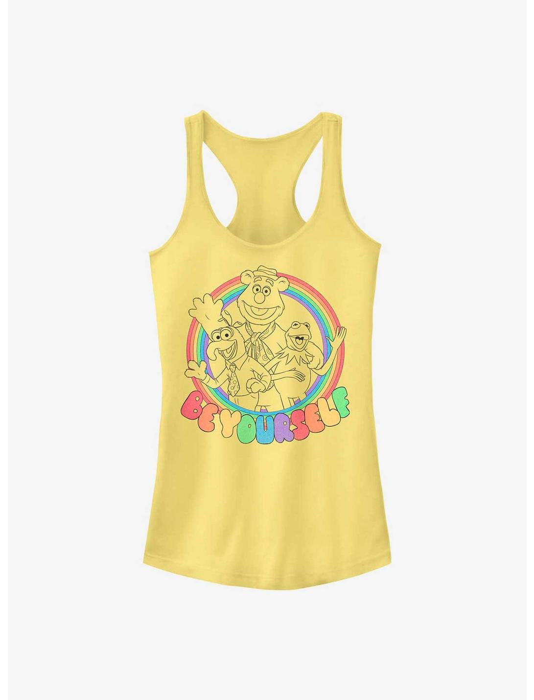 Disney The Muppets Be Yourself Girls Tank Top, BANANA, hi-res