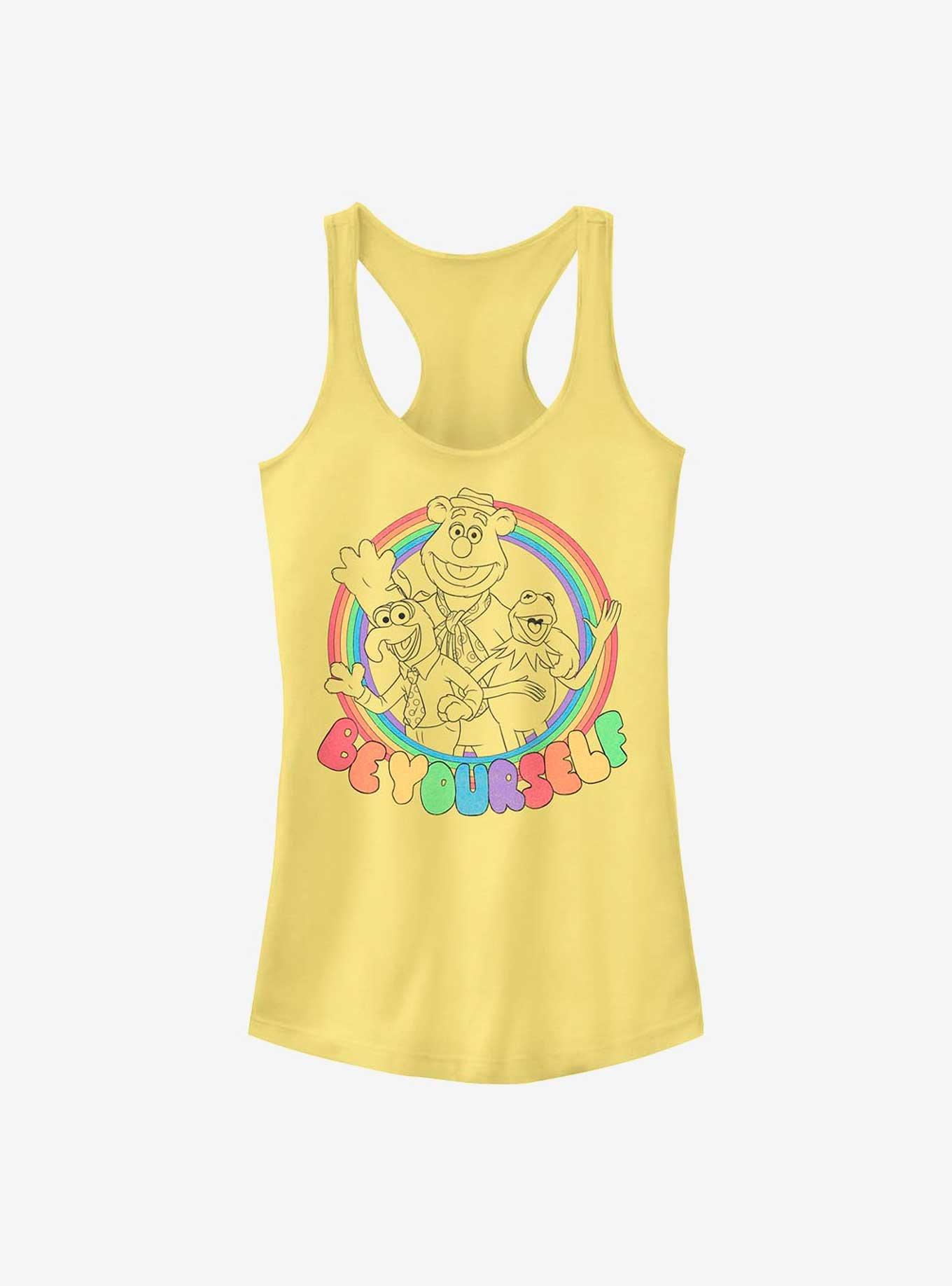 Disney The Muppets Be Yourself Girls Tank Top, BANANA, hi-res