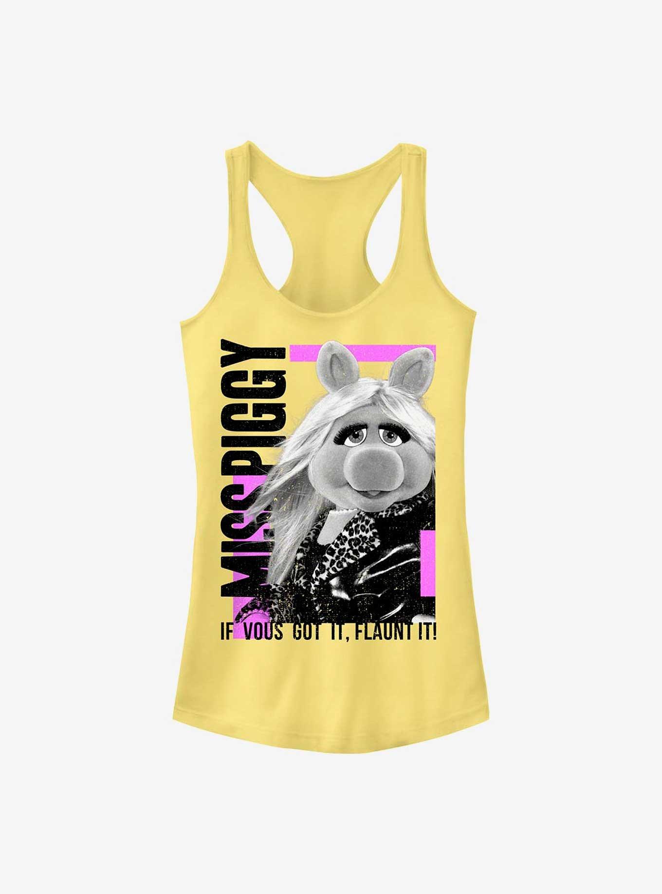 Disney The Muppets Flaunt It Miss Girls Tank, BANANA, hi-res