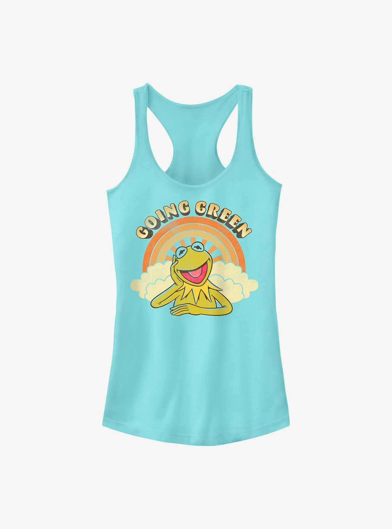 Disney The Muppets Green Kermit Girls Tank, , hi-res