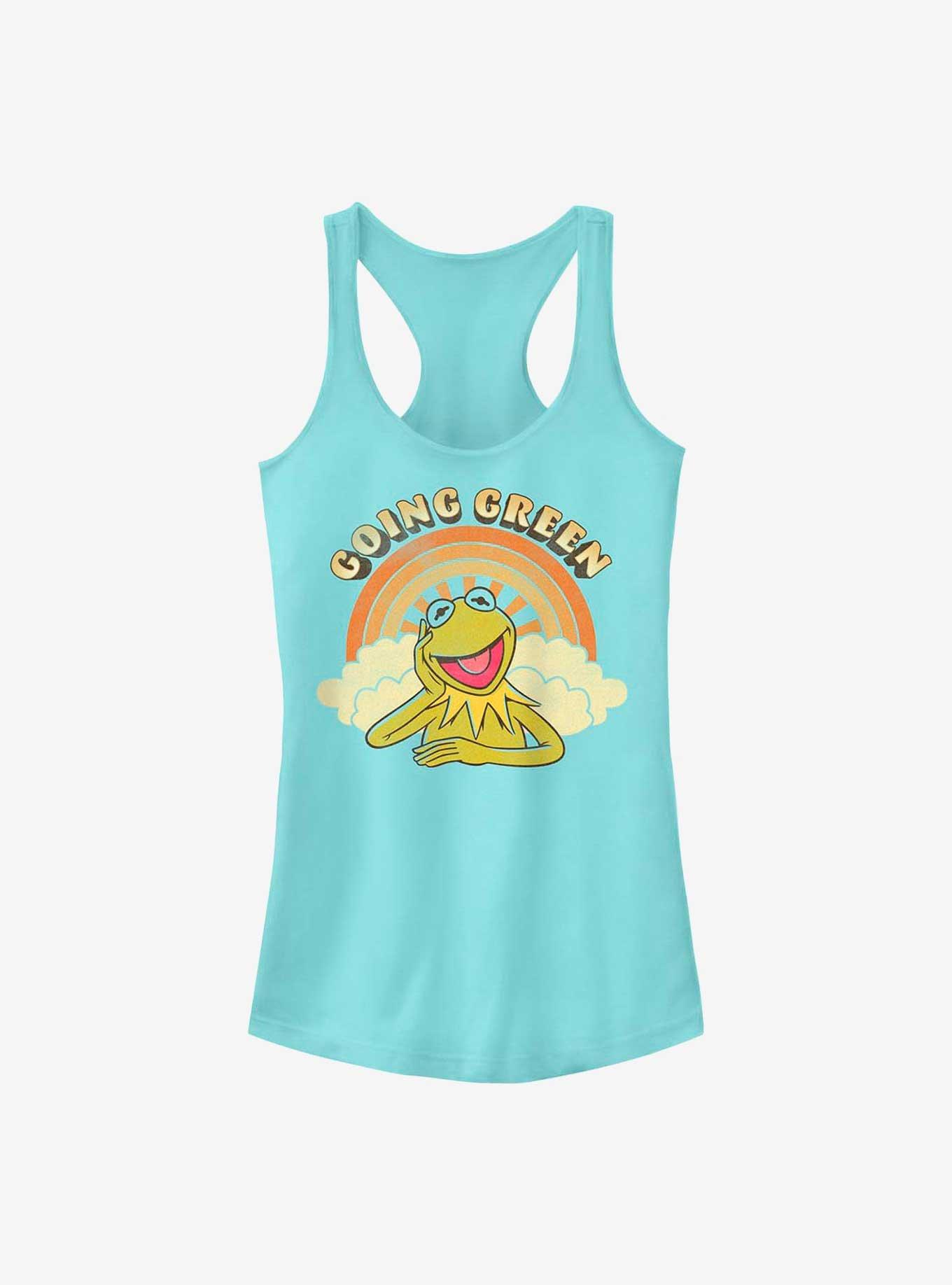 Disney The Muppets Green Kermit Girls Tank, CANCUN, hi-res