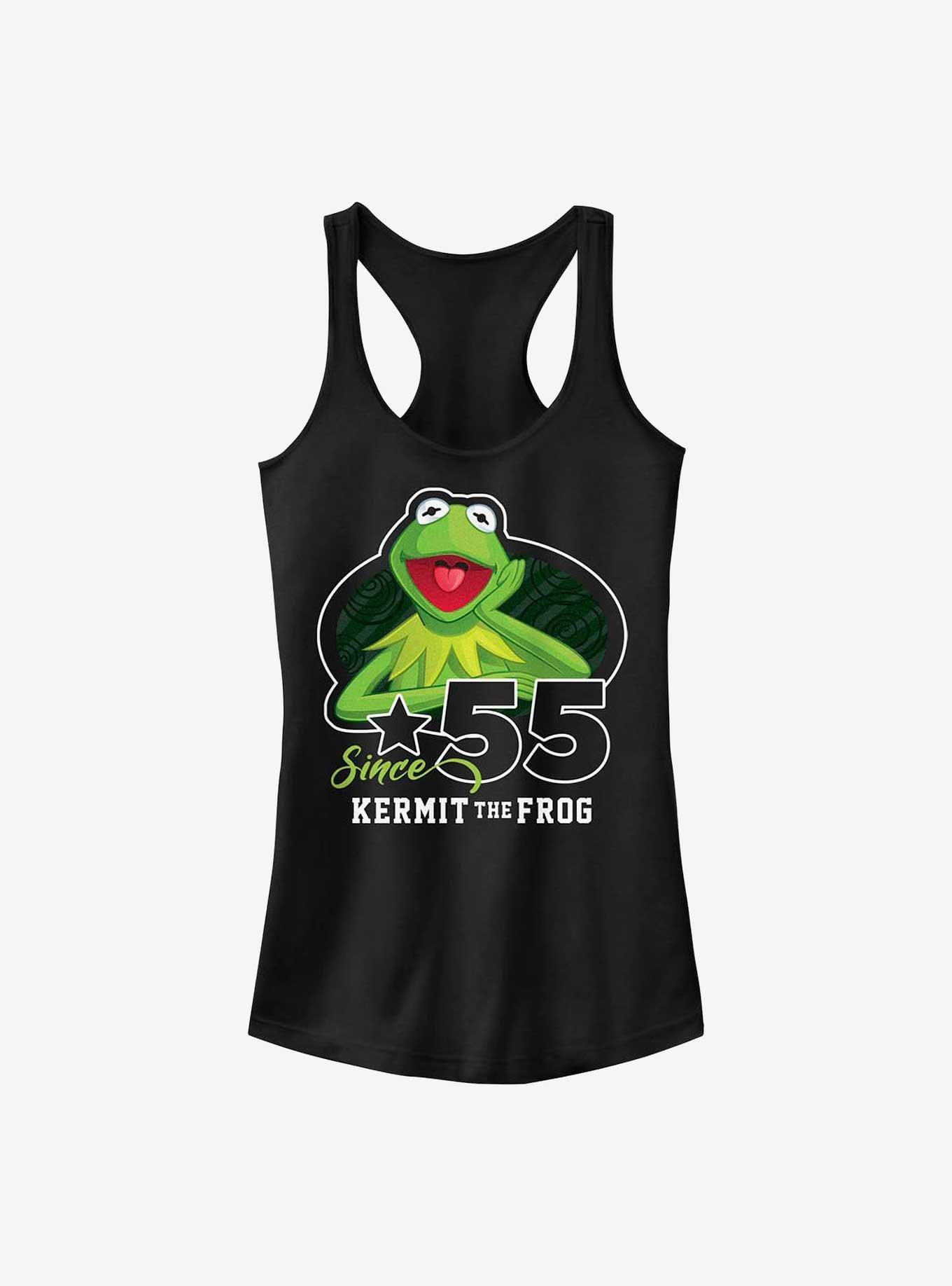 Disney The Muppets Kermit Green Since Girls Tank Top, BLACK, hi-res