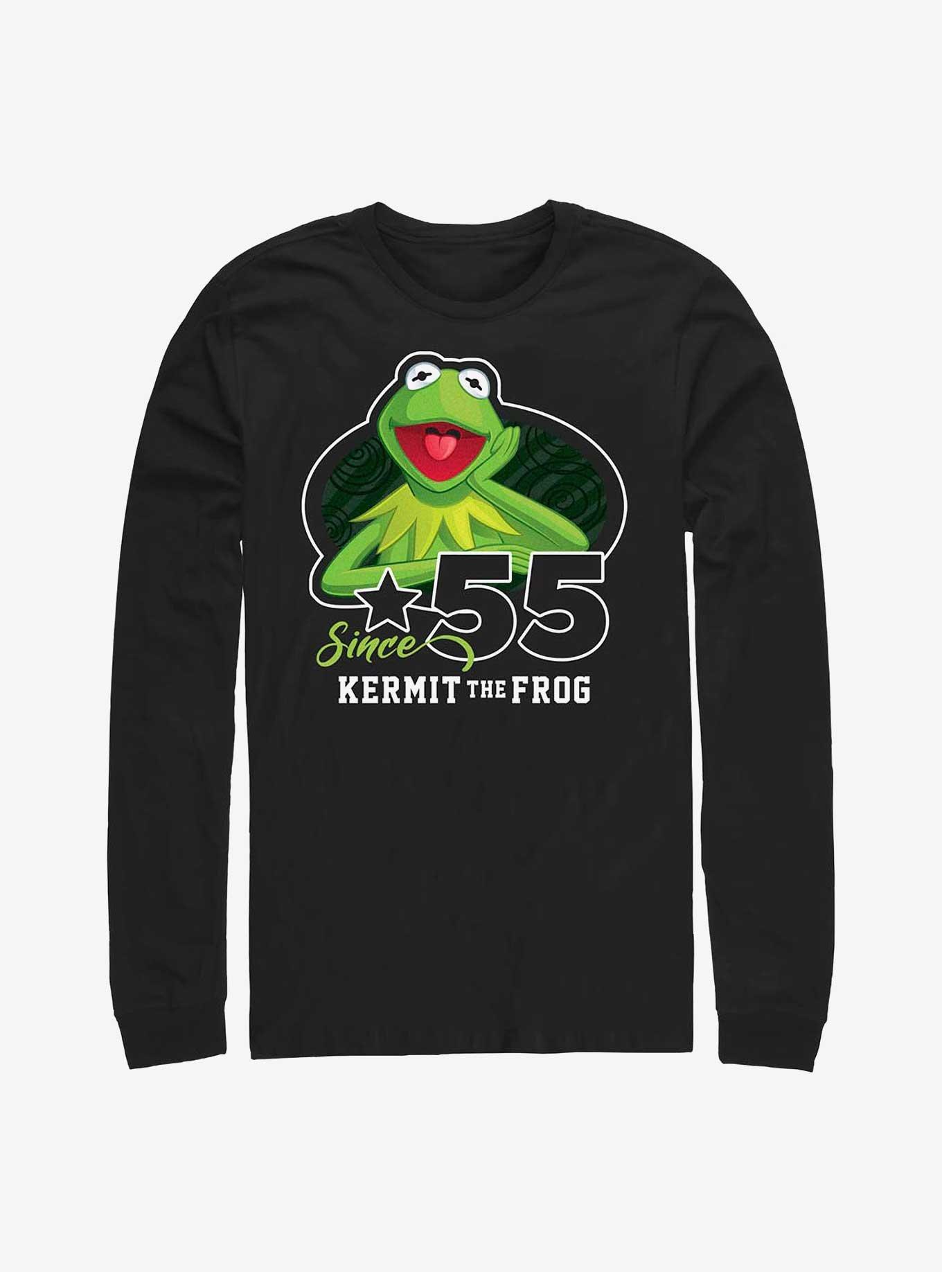 Disney The Muppets Kermit Green Since Long Sleeve T-Shirt, BLACK, hi-res